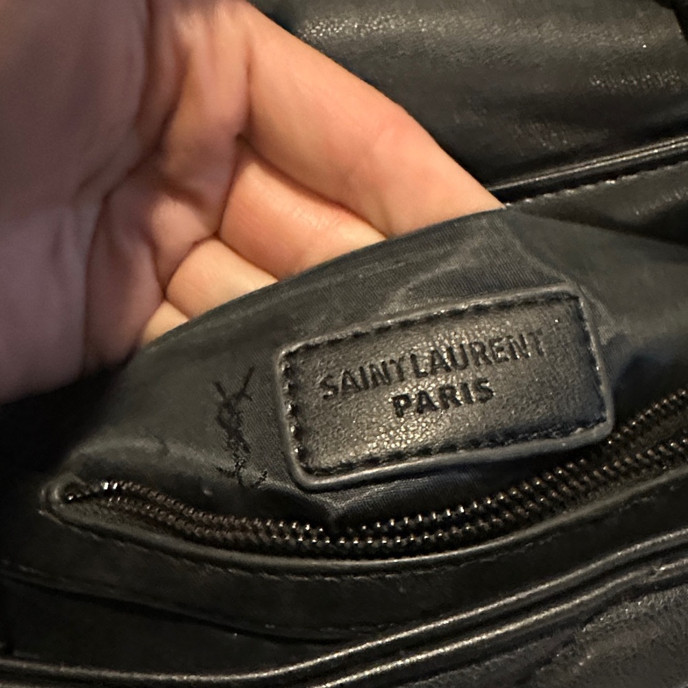 Black Quilted Shoulder Bag - Picture 8 of 8